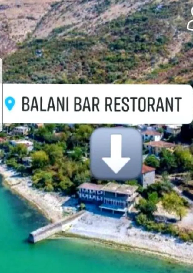 Rooms Bella Vista Balani Restaurant Shkodër Penzion